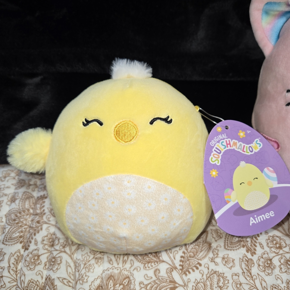 Squishmallows AIMEE Yellow Chick Plush NEW